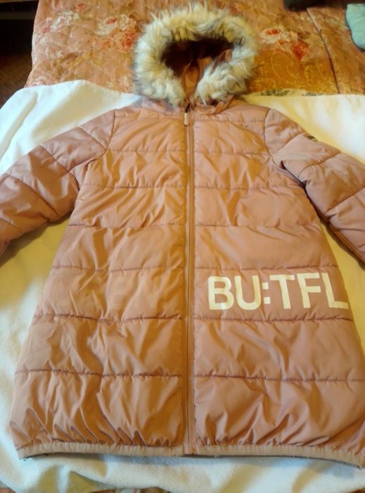 Пальто зимнее теплое М размер.