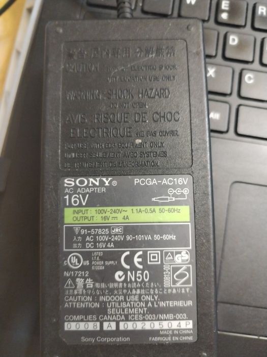 Incarcator alimentator Sony VAIO 19,5v 2A 16 V 4A