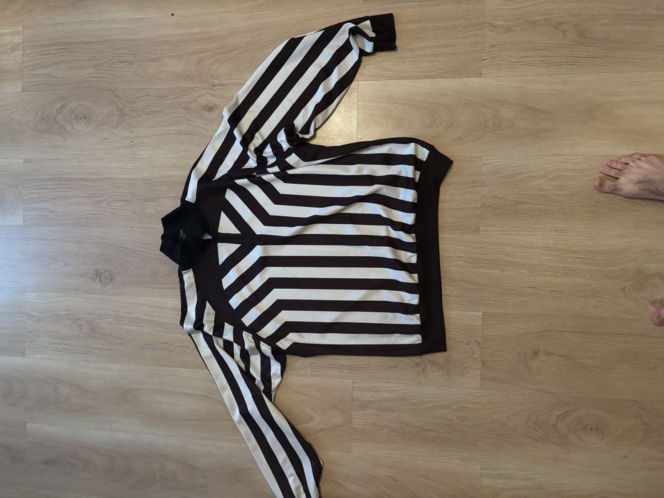 Хоккейный судейский свитер