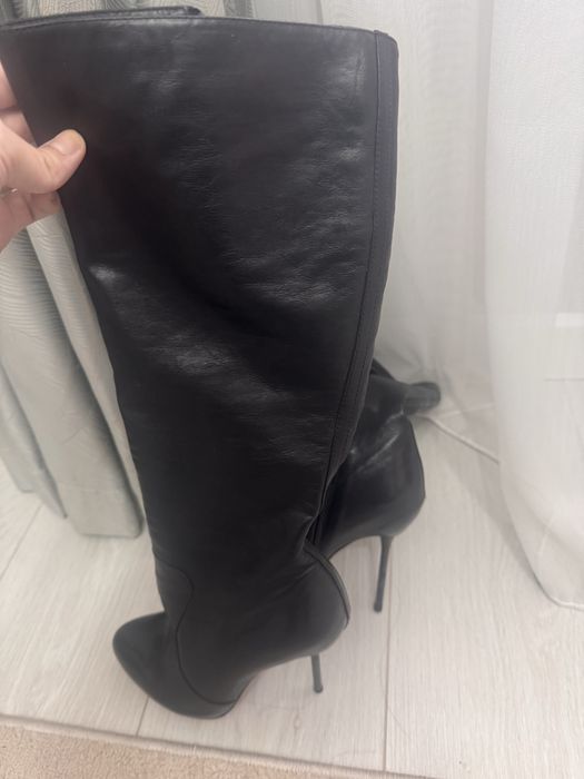 сапоги новые кожа