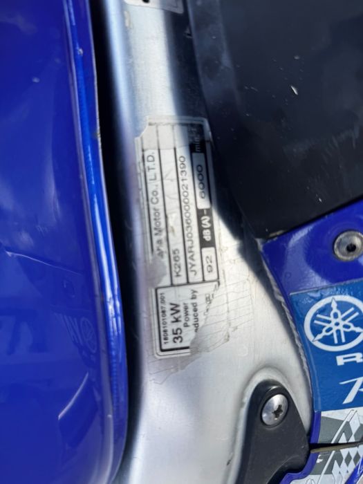 Vand motocicleta r6 A2
