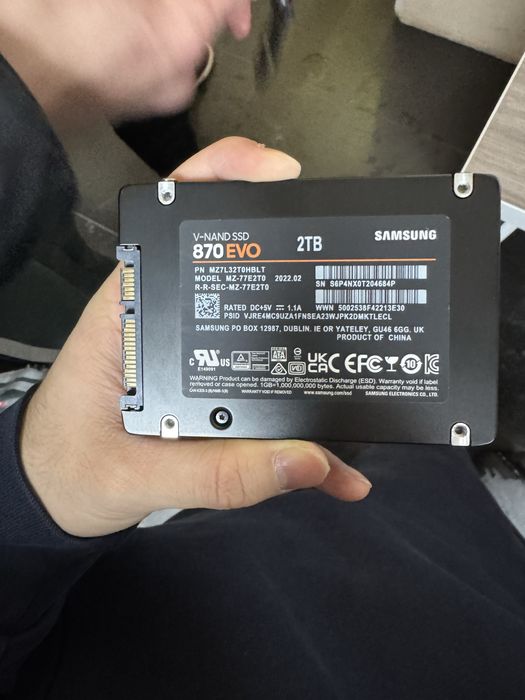 Ssd samsung в отличном состояний