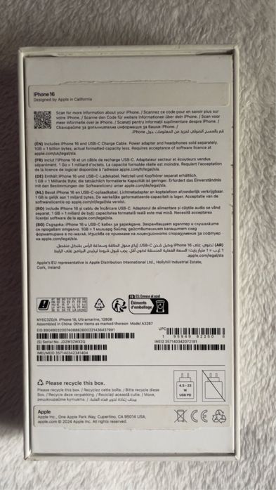 iPhone 16 • 128Gb • 100%