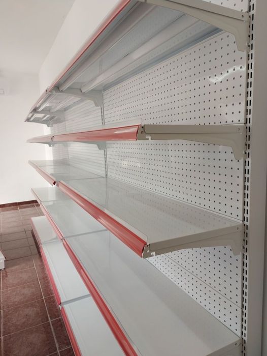 Стелаж стелажи за магазини супермаркети търговско оборудване