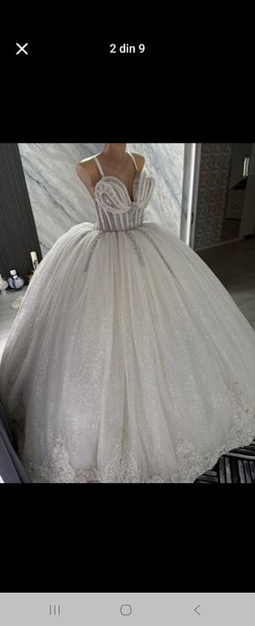 Rochie de mireasa model printess universala noua