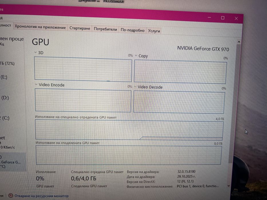 Цял компютър intel 10100f , GTX 970 , 16 GB Ram DDR4 2666mhz ssd