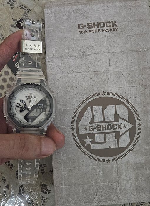 Casio G-Shock 40th Anniversary CLEAR REMIX Limited Edition GA-2140RX-7