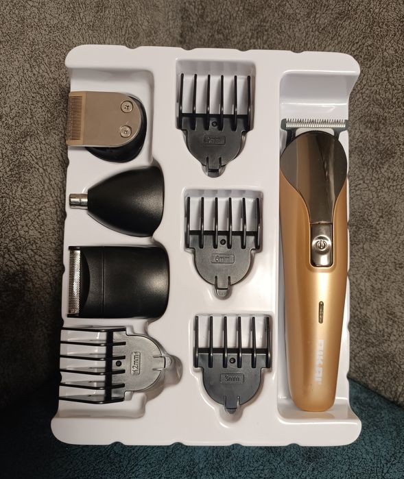 Триммер, бритва, набор для стрижки усов и бороды NIKAI NK-1712