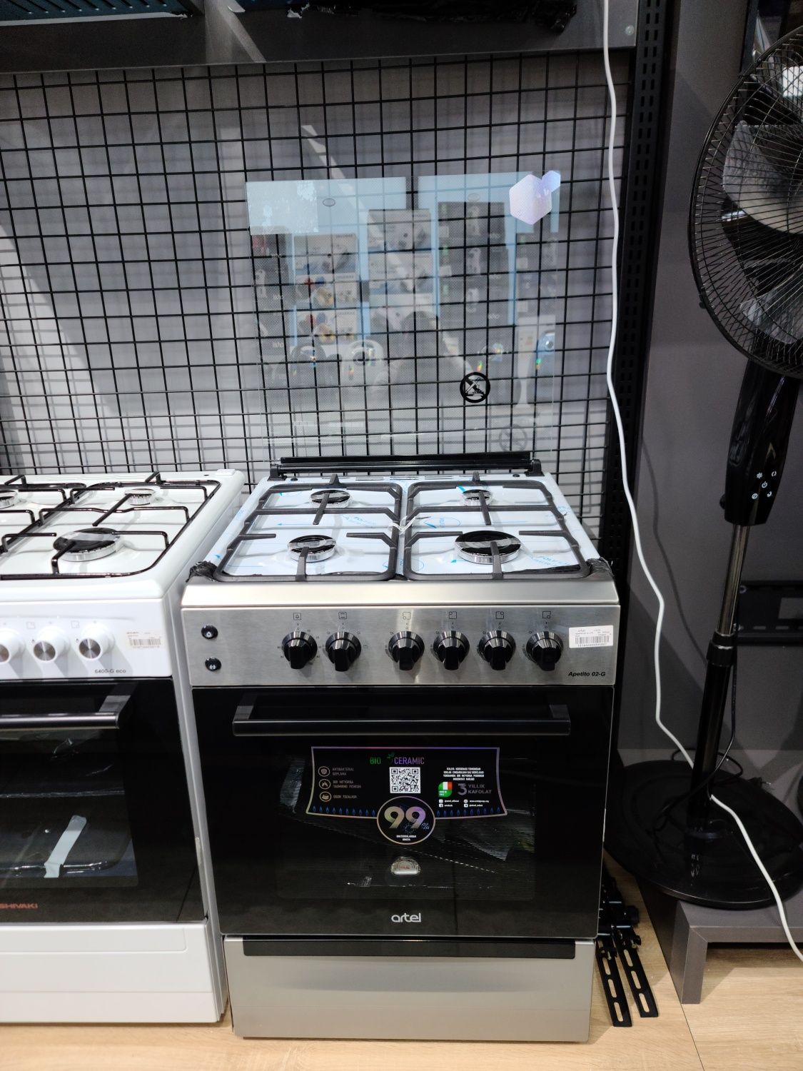 ГАЗ ПЛИТА Artel apetito 02 G inox: 245 у.е. - Плиты / печи Эшангузар на Olx