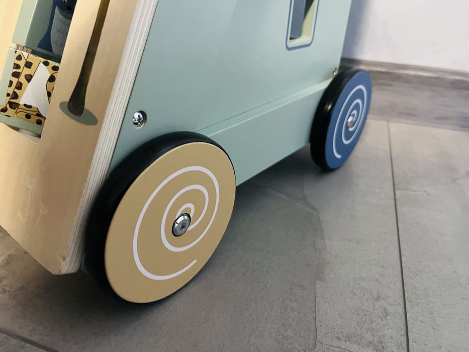 Дървена играчка за прохождане Moni Toys