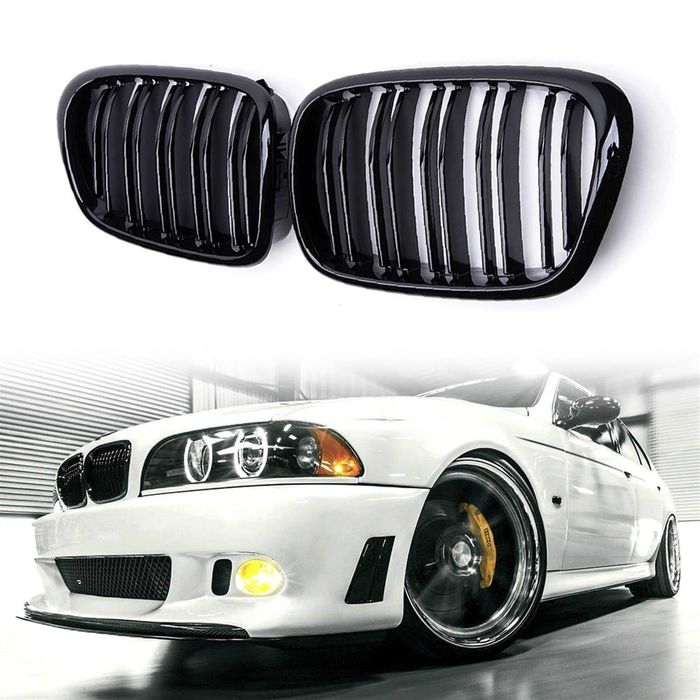 Двойни M5 M Бъбреци Решетки BMW E39 от 1995 до 2004 БМВ Е39 Гланц 5