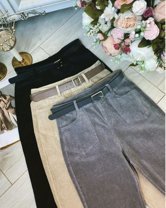 В наличии брюки микровельвет
Брючки из микровельвета  
Комфортная ткан