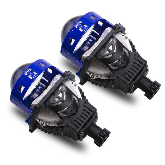 Bi-LED лупи за вграждане 3.0 инча 65W, 6+3 чипа 24V, 6000 К