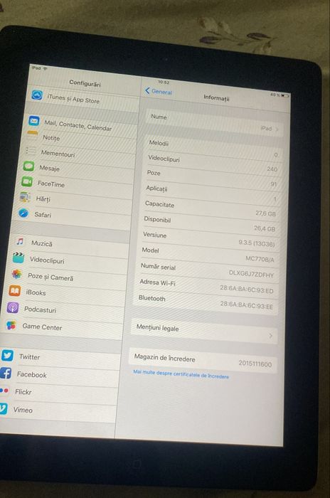 Ipad 2010-2012 16GB