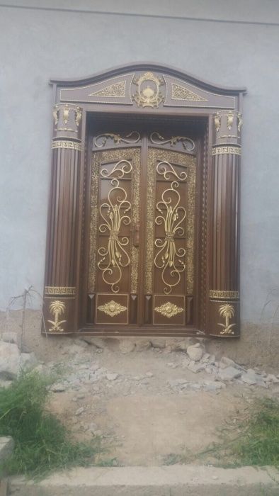 Ворота решетки перила навес качели всё изделия из железа