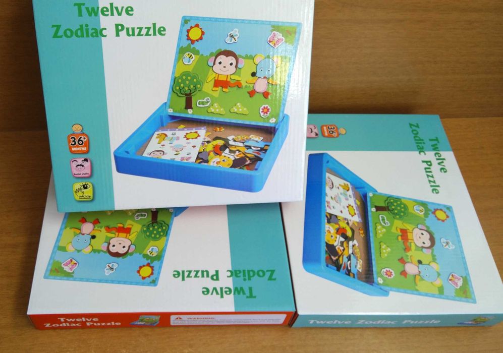 Две в едно - Дигитална кутия с магнити / дървени играчки