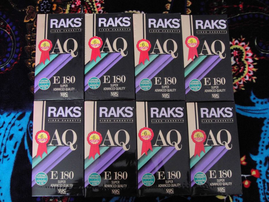 Видеокассеты VHS Е 180, Е 195, Е 240