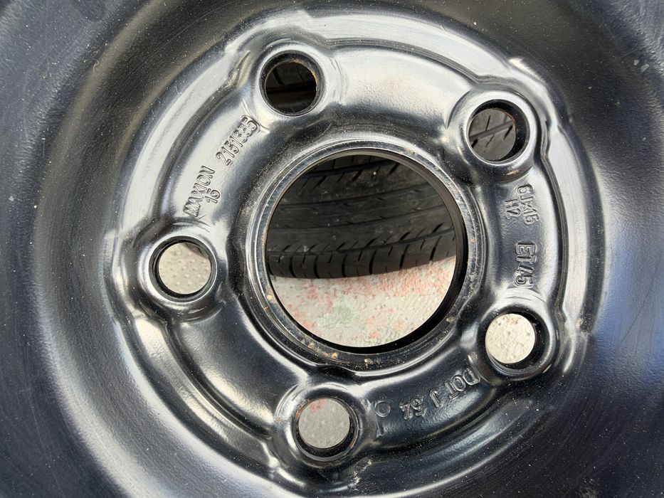 4бр. КАТО НОВИ Зимни Гуми 185/65R/15 -BRIDGESTONE/DOT:4622- С 15” Железни Джанти 5х100 за -TOYOTA/LEXUS/SUZUKI- 6.0Jx15H2, ET45