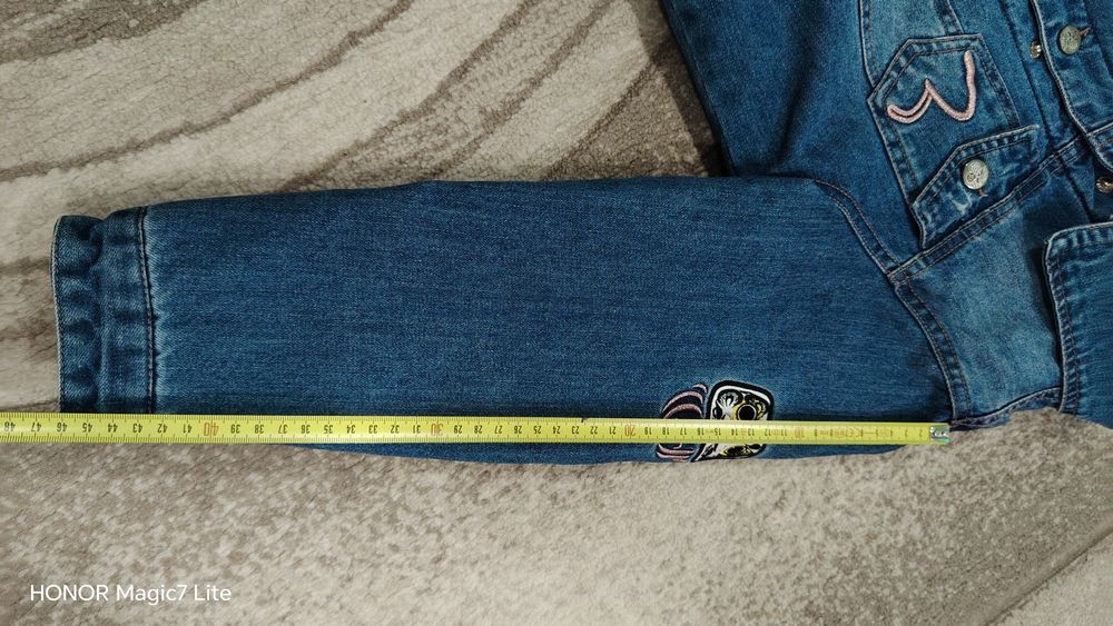 Geacă denim îmblănită 9-10 anisori