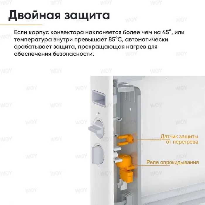 Обогреватель воздуха, havo isitgich konvektor Xiaomi SmartMi 1S