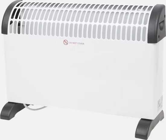 Конвектор Alpina - 3 степени - 750/1250/2000 вата - преносим - бял