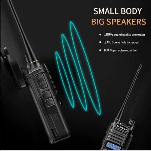 Нови 2025 BAOFENG 9R PLUS 22W 11000MAH двубандова Радиостанция Водоуст