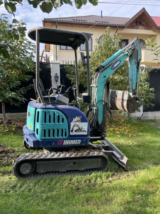 Mini-excavator pentru santuri, fundatii, sapaturi, nivelare teren