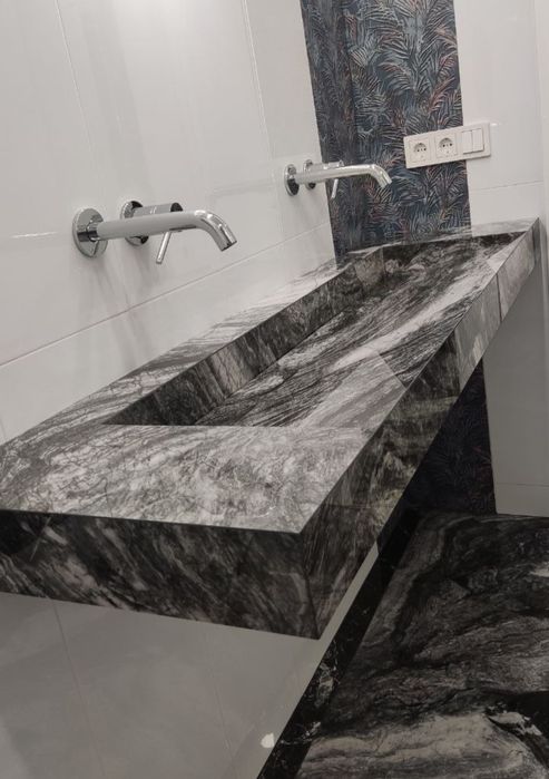 Раковина из керамогранита