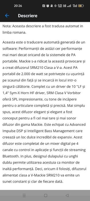 Boxa Makie SRM 2000W