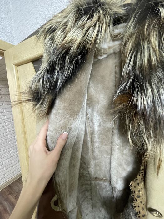 Натуральная дубленка с шиншилой