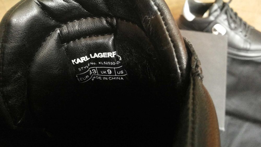 KARL LAGERFELD Размер EUR 43 / UK 9 естествена кожа 111-13-S