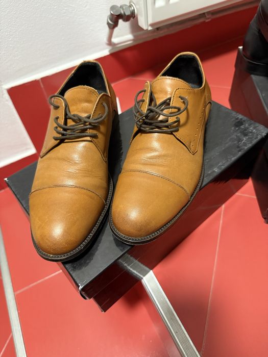 Pantofi denis si zee lane piele natura