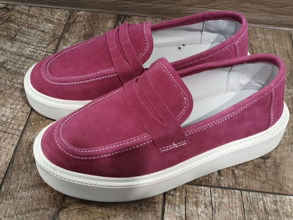 Обувки естествен велур, номер 38