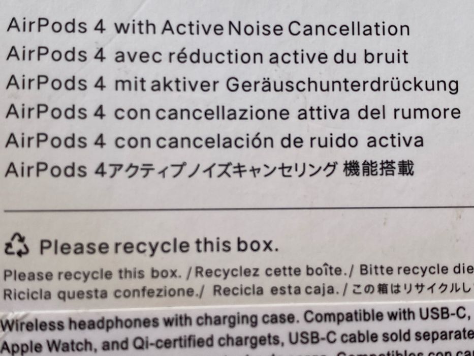 airpods 4 (ANC) 2024