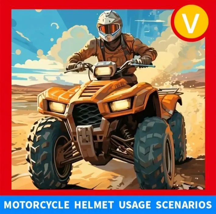 Каска/Helmet за мотоциклет, тротинетка или АТВ / офроуд мотокрос каска