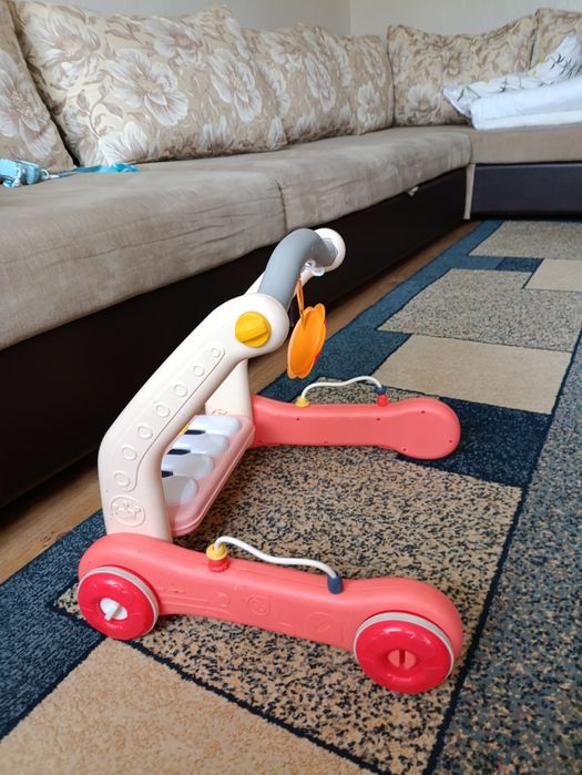 Детские ходунки-каталка (с ковриком)