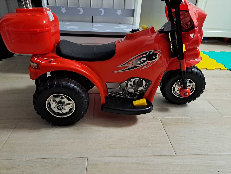 Motocicleta electrica copii cu pedala, rosu