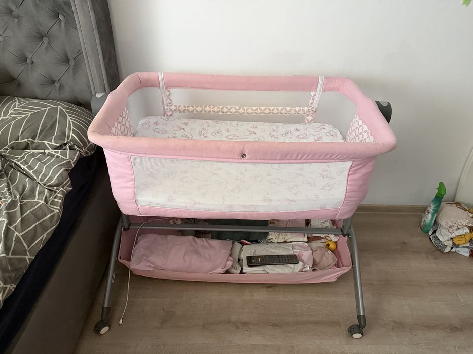 Patut co-sleeper Chipolino roz