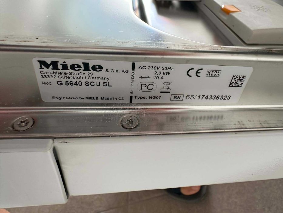 Съдомиялна Miele G 5640 SCU SL 45см За Вграждане Миеле Отложен Старт и AutoOpen