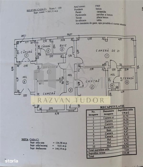 Casa 4 camere , cu beci ,1681m2 teren , Boldesti Scaeni