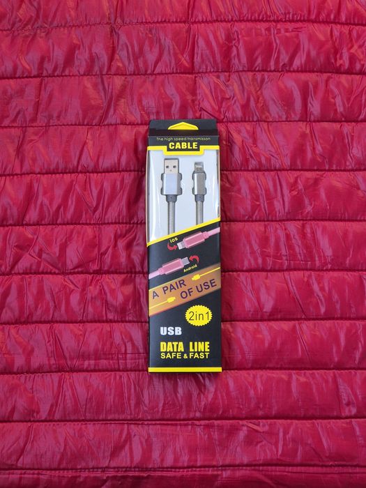 Cablu  2.1   Lithning  &  Mini Usb  / IOS  &  Android