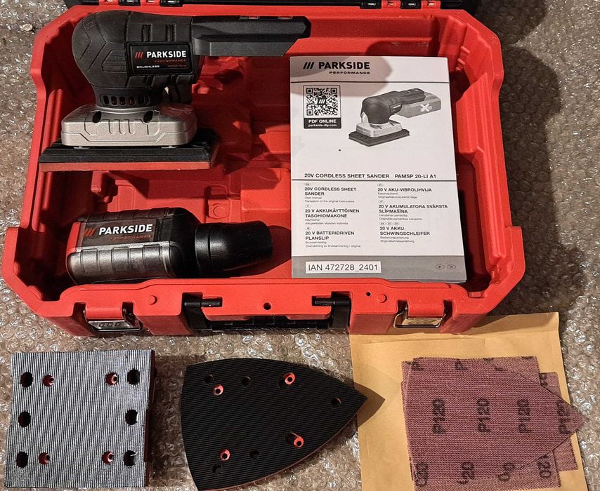 PARKSIDE Performance Акумулаторна Мултишлайфмашина PAMSP Li-20 A1