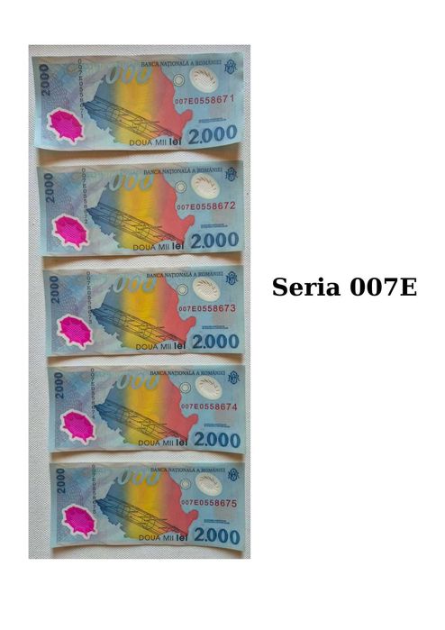 bacnote consecutive de 200 lei eclipsa colectie