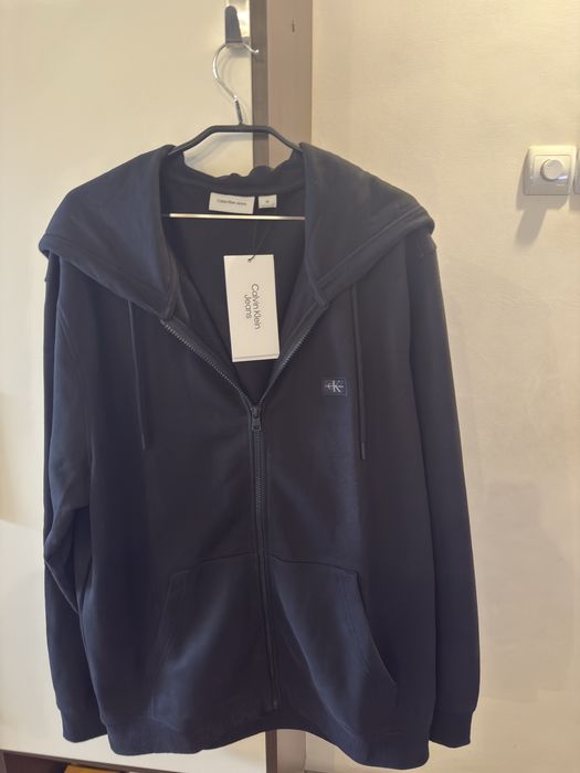 Hanorac Barbati Calvin Klein, Negru, Marimea XL (NOU CU ETICHETA)