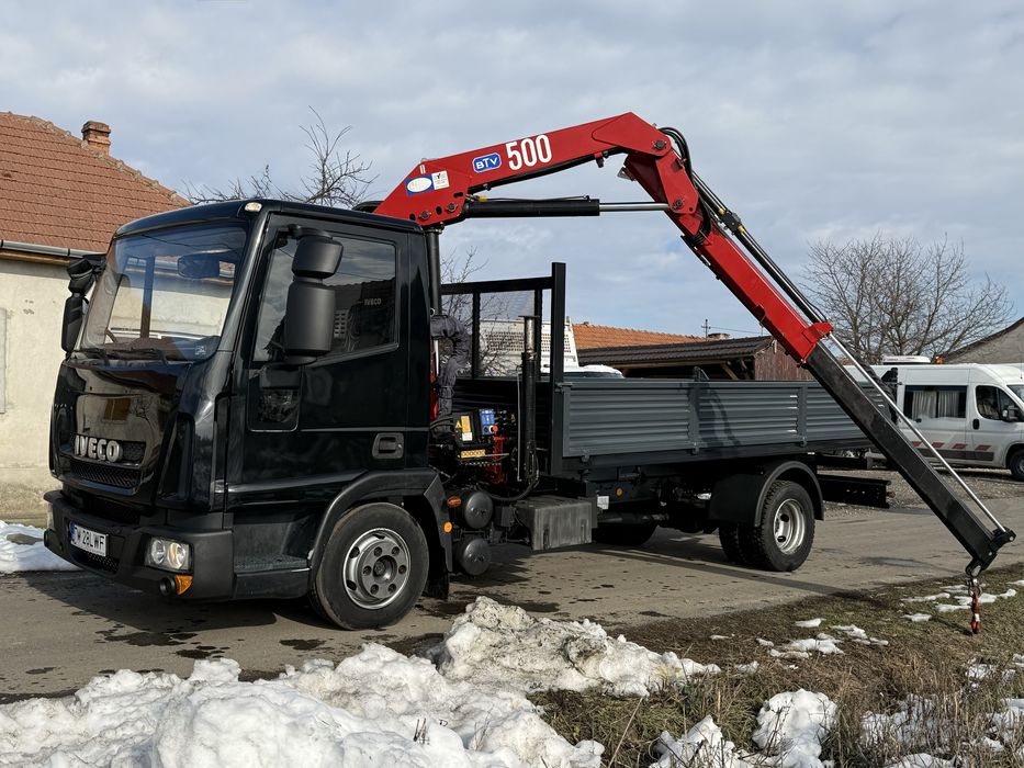 Iveco EuroCargo Basculabil+Macara 2011 Euro 5