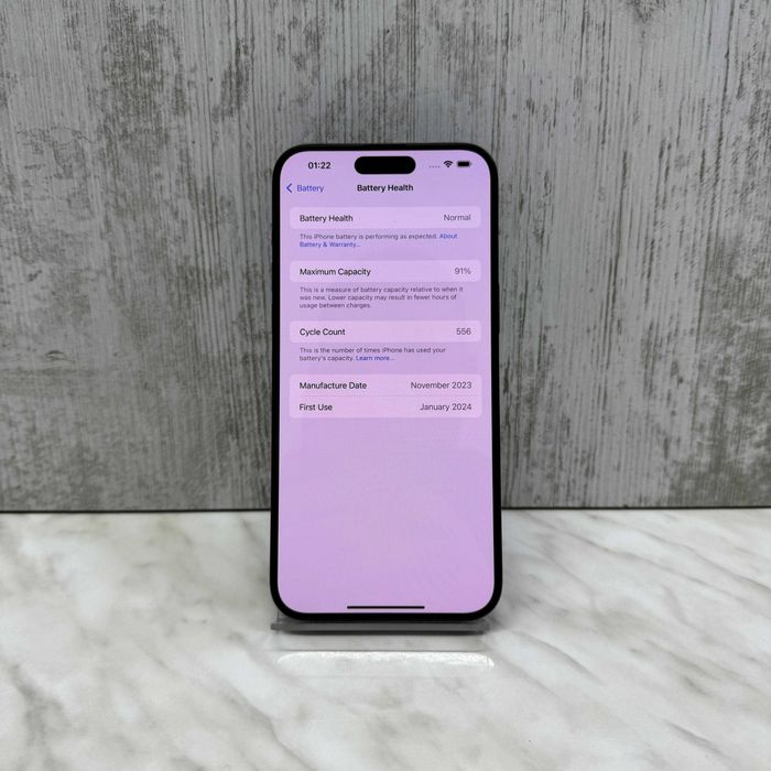 iPhone 15 Pro Max 256GB 91% Blue Zeus Amanet Vitan 4549