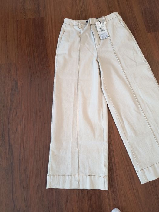 Pantaloni Culottes Zara mărime 36 noi cu etichetă