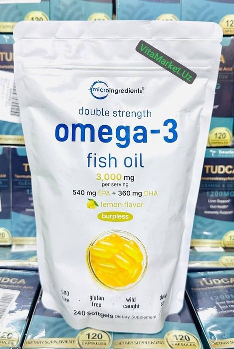Omega-3 fish oil, 3000 mg, омега-3,DHA EPA,sports research,240 softgel