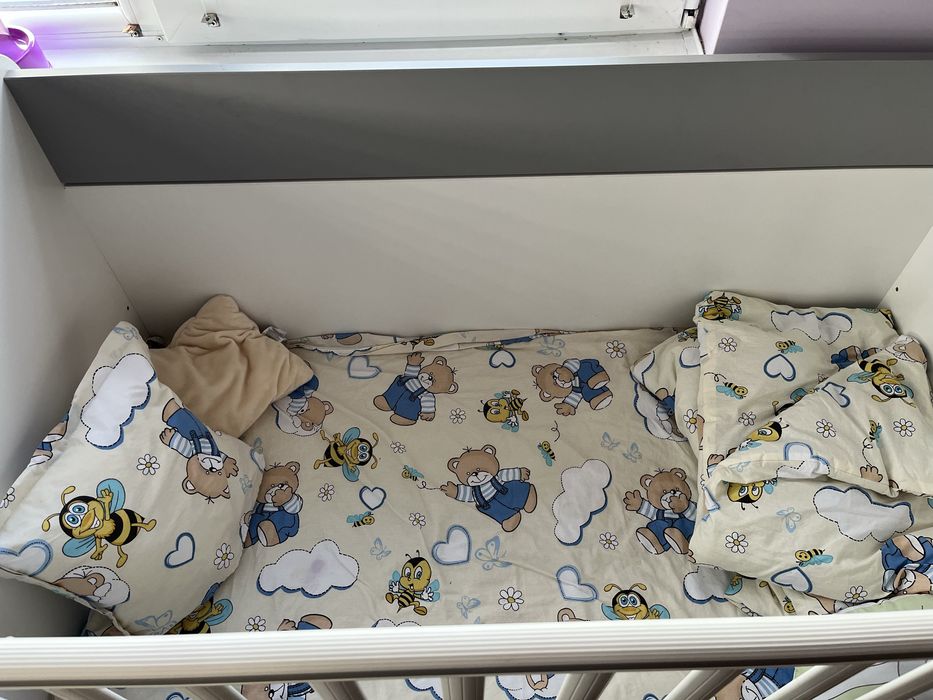 Бебешко креватче за матрак 120/60 + мартак