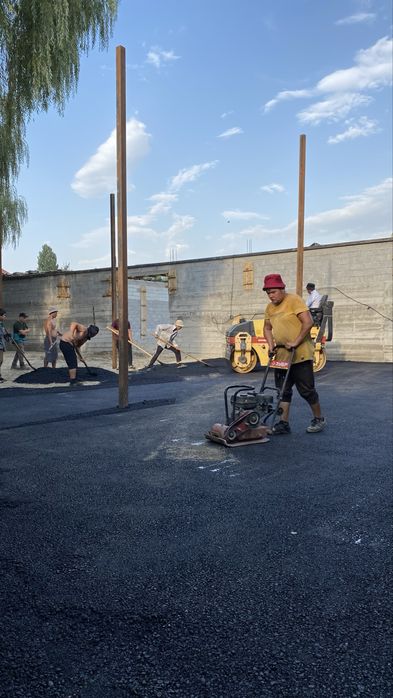 Асфальтирование / Укладка асфальта